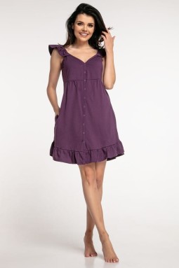 Stillnachthemd mit Trägern...