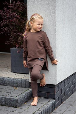 Gerippte Leggings für...