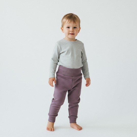 Baby- Sweathose Sweatpant Basic/ Moor - Dolce Sonno