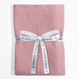 Musselinwindel 70x80 cm Dusty Pink - Dolce Sonno