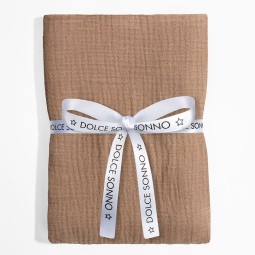 Musselinwindel 70x80 cm Toffee - Dolce Sonno