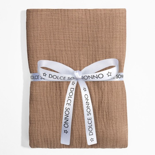 Musselinwindel 110x110 cm Toffee - Dolce Sonno