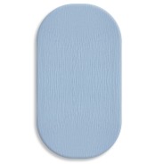 Weiches Mull-Bettlaken 75x35 cm für Wiege Gondel oder Moseskorb Jeans - Dolce Sonno