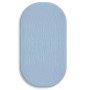 Weiches Mull-Bettlaken 75x35 cm für Wiege Gondel oder Moseskorb Jeans - Dolce Sonno