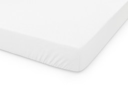 Spannbettlaken Jersey 60x120 Weiß 100% Baumwolle Premium – Dolce Sonno