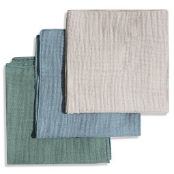 Babywindeln aus Baumwoll-Musselin PREMIUM 30x30 cm MIX08 - Dolce Sonno