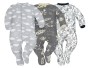 3er-Set Baby-Strampler blühende Wolken, Elefanten & Weltall - Dolce Sonno