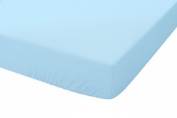 Spannbettlaken Jersey 60x120 Blau 100% Baumwolle Premium – Dolce Sonno